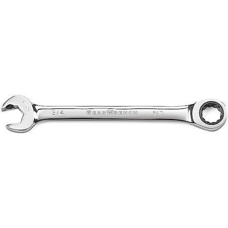 9/16" 72-Tooth 12 Point Open End Ratcheting Combination Wrench