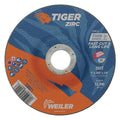 Cutting Wheel, Type 27, 5 in Dia, 0.045 in Thick, 7/8 in Arbor Hole Size, Zirconia Alumina