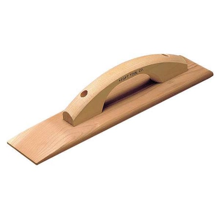 Concrete Float, Sq, 3-1/2 x 15 in, Redwood