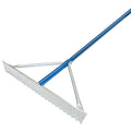 42 in Asphalt Rake, 43 Tines, 4 in L Aluminum Handle
