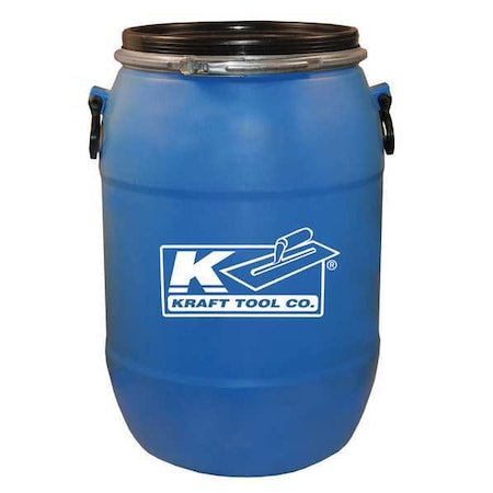 Mixing Barrel, HDPE, 26 in H, Black