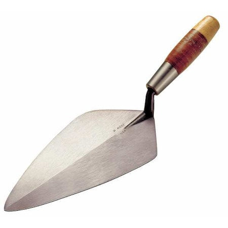 London Trowel, 11inL, 5 5/8inW, CarbonSteel