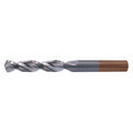 Screw Machine Drill Bit, M Size, 135 Degrees Point Angle, Cobalt, TiCN Finish, Straight Shank