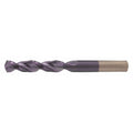 Screw Machine Drill Bit, I Size, 135 Degrees Point Angle, Cobalt, TiAlN Finish, Straight Shank