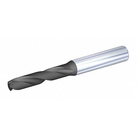 Screw Machine Drill Bit, 3.40 mm Size, 140 Degrees Point Angle, Solid Carbide, TiAlN Finish