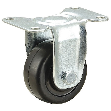 Plate Caster, 2-1/2" Wheel Dia., 175 lb.