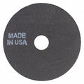 Abrasive Cut-Off Wheel, Type 1, 3 in Dia, 0.0625 in Thick, 3/8 in Arbor Hole Size, Aluminum Oxide