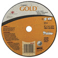 Abrasive Cut-Off Wheel, Type 1, 4 in Dia, 0.0625 in Thick, 3/8 in Arbor Hole Size, Aluminum Oxide