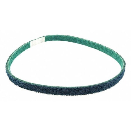 Surface-Conditioning Belt, 1/2 in W, 18 in L, Non-Woven, Aluminum Oxide, Not Applicable Grit, Fine