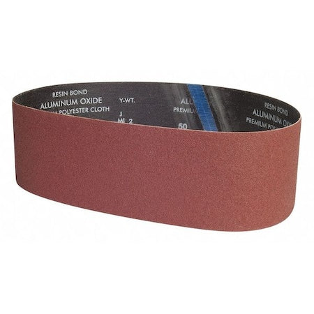 Sanding Belt, 6 in W, 48 in L, Coated, Aluminum Oxide, P36 Grit, Extra Coarse, YP0998W, Brown