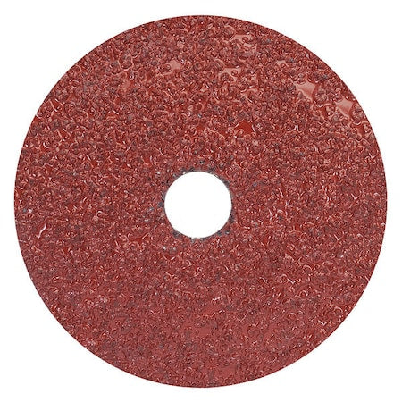 Fiber Disc, 5", 7/8" Hole Mount, Brown, PK25
