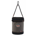 Bucket Bag, Gray, Canvas, 0 Pockets