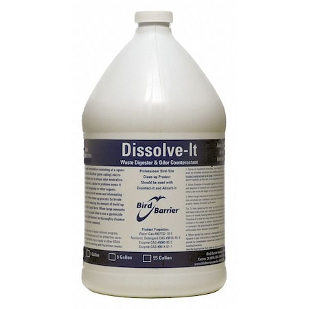 Bird Dropping Remover, 1 gal, Jug