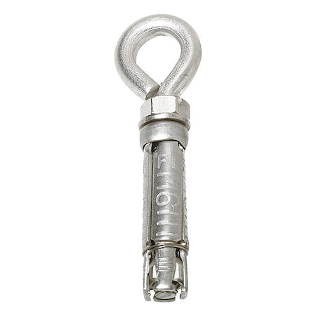 Expansion Bolt, 3/4 in W, 3 in H, PK10