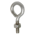 Eye Bolt with Nut, 1 in W, 2 in H, PK10