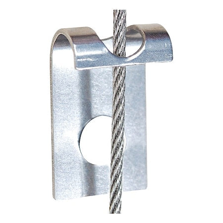 Netting Bracket, 3/4 in W, 1 in H, PK100