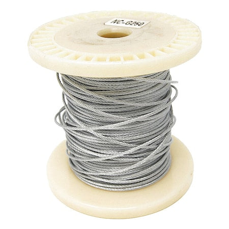 Netting Perimeter Cable, 250 ft W, 1/8in H