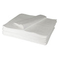Sorbent Pad, 41 gal, 30 in x 30 in, Oil, White, 50 PK