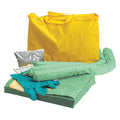 Spill Kit, 5 gal Volume Absorbed per Kit, 5 gal Capacity, Bag, Yellow, 5