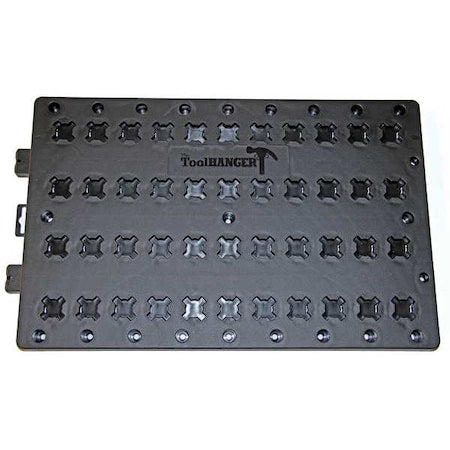 Tool Hanger Board, Black, 50 lb. Capacity