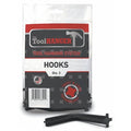 Polyprpyln Plastic, Hook Hanger, Black, PK3