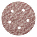 Hook-and-Loop Sanding Disc, 5" Dia, 5 Hole, Aluminum Oxide, 180 Grit, Coated Type, B0912DO
