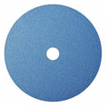 Fiber Disc, 7", 7/8" Hole Mount, Blue, PK25