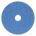 Fiber Disc, 5", 7/8" Hole Mount, Blue, PK25