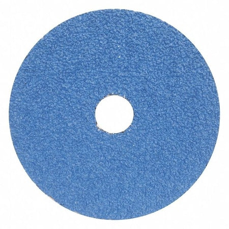 Fiber Disc, 5", 7/8" Hole Mount, Blue, PK25