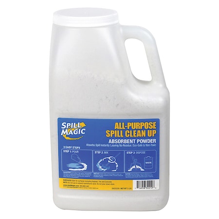 Loose Sorbent, 1 gal, Universal, White