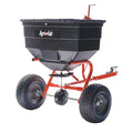 175 lbs Cap Broadcast Manual Tow Behind Spreader For Fertilizer, 10 to 12 ft Spread