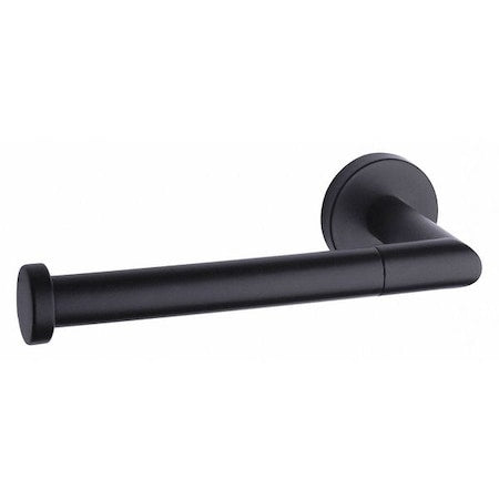Toilet Paper Holder, Black, 5-1/2"W, 1 Roll