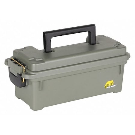 Tool Box, Plastic, Green, 13-1/2 in W x 5-1/2 in D x 5-1/2 in H