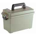 Tool Box, Plastic, Green, 13-3/4 in W x 7 in D x 8-3/4 in H