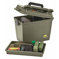 Portable Tool Box, Plastic, Green, 17 in W x 10 in D x 13 in H