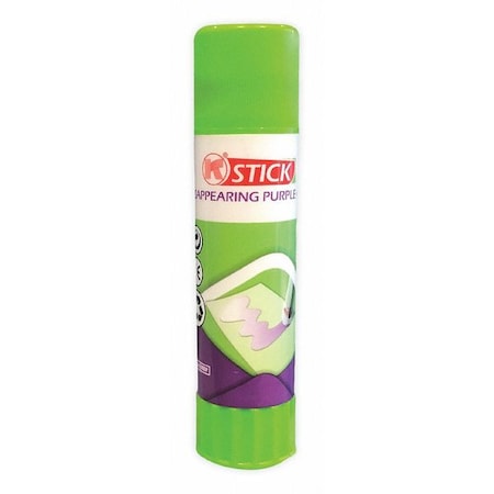 Glue Stick, 0.80mm Dia., Plastic, White, PK3