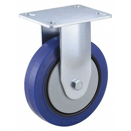Plate Caster, 5" Wheel Dia., 308 lb. Load
