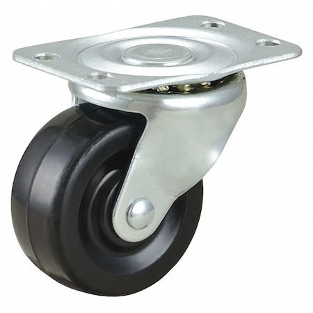 2 in. Wheel Diameter Plate Caster with 100 lbs. Load