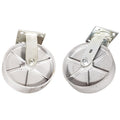 Plate Caster, 4400 lb. Ld Rating, PK4