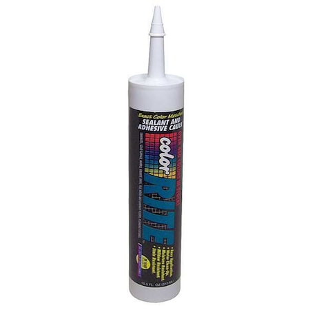 Caulk, 10.5 oz, Cartridge, Whites, Acrylic Latex Base