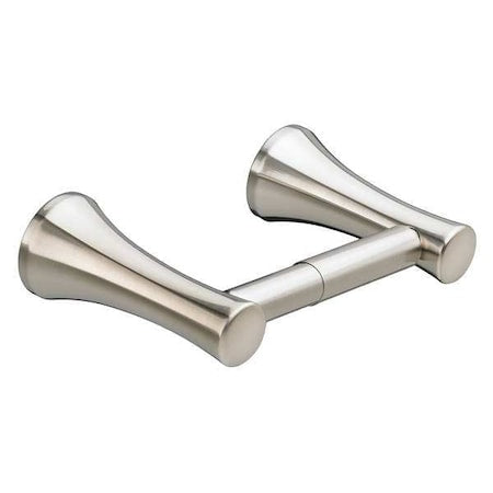 Toilet Paper Holder,2in.H.,Satin Nickel