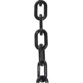 Plastic Chain, Black, 50 ft Length, Gloss