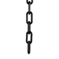 Plastic Chain, Black, 50 ft Length, Gloss