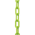Plastic Chain, Safety Green, 50 ft Length, Gloss