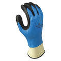 Cold Protection Coated Gloves, Nitrile Palm, Acrylic Terry Lining, Black/Blue/White, XL ( 9 )