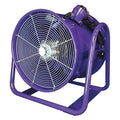 Tube Axial Fan, 1.5 HP, 5827 cfm, Tube, 220V, 1 Phase, 20"" W.