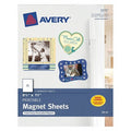 Magnetic Sheets, 8-1/2""X11"", White, PK5