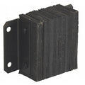 Dock Bumper, 10x4-1/2x8-1/2 In., Rubber