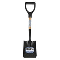 Square Point Shovel, 27 in L Wood Handle