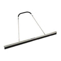 84 in Sweep Face Drag Broom, Stiff, Synthetic, Black